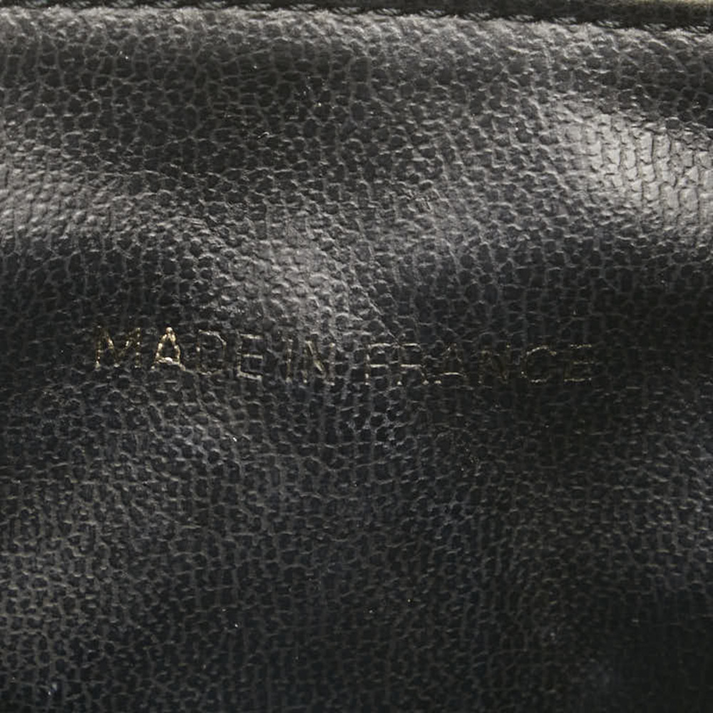 CHANEL Black Caviar Leather Logo Vanity Bag - Picture 8 of 10